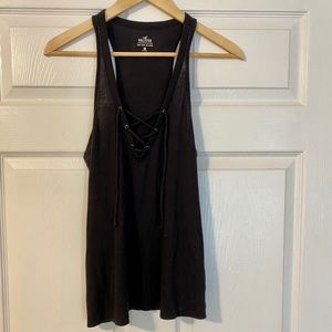 Criss Cross, V-neck Tank Top